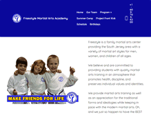 Tablet Screenshot of freestylemartialart.com